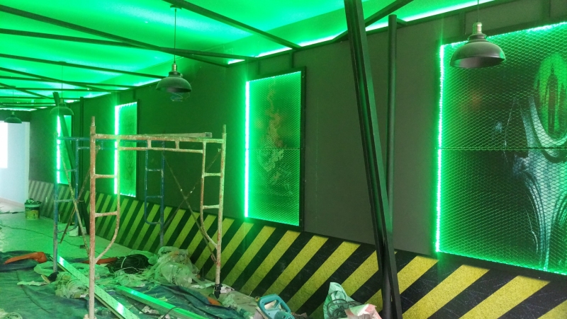 TRANG TRÍ ĐÈN LED CHO PHÒNG GAME ZONE